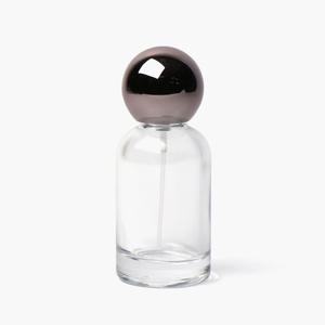 새로핸즈 클램프 타입 유리 향수공병 앙쥬 투명 유광 블랙실버볼 30ml
