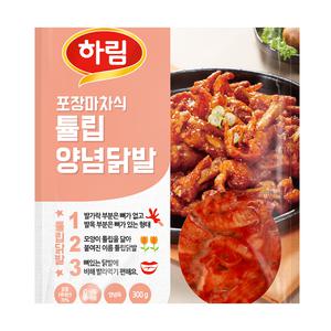 하림-포장마차식 튤립 양념닭발300gx3봉/간편식/안주/반찬/호프/캠핑/식자재