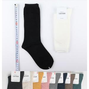 국산 여성긴목양말 롱무지 5개세트  언니네양말