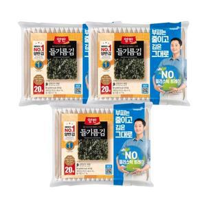 동원 양반 들기름김 식탁김 4g 20봉입 3개 (총60봉)