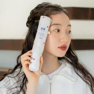 wpc우산 바이컬러하트 미니 3단 우양산 AL02-036-002