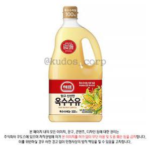 해표 옥수수유 1.8L x 12개 (한박스)