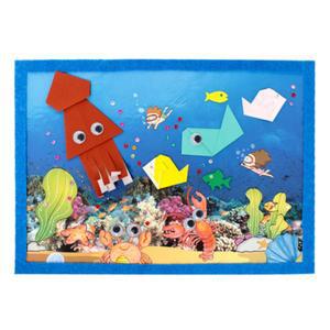 손안의세상 여름이야기바닷속(종이접기,바다액자만들기) 29x21cm (10개)