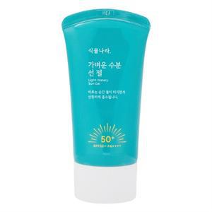 식물나라 가벼운 수분 선 젤 로션 썬로션 선크림 60ml 1개