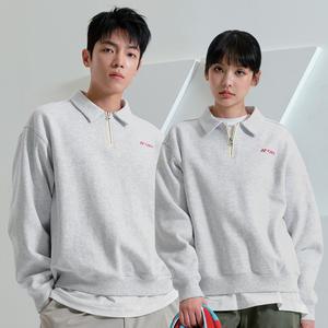 요넥스 남성 여성 오버핏 기모 맨투맨 긴팔티셔츠 243TL004U MW