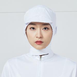 화이트 마스크 고리 스판 위생모 주방모자 위생모자 조리모 조리모자 식품공장