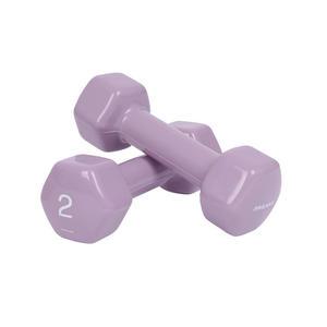 IWANNA 뷰티 육각 덤벨 2kg 라일락퍼플 2ea