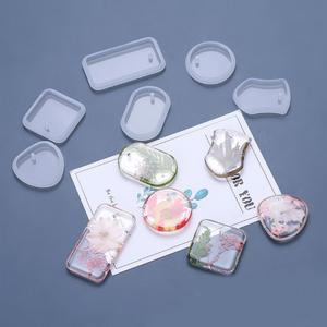 레진아트몰드 매달려 나열된 에폭시 수지 금형 DIY UV 크리스탈 천공 실리콘