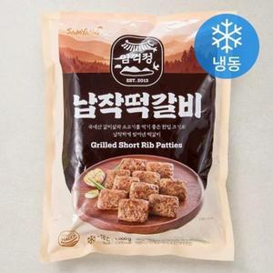 삼양 임꺽정납작떡갈비 (냉동), 1000g, 1개 one option