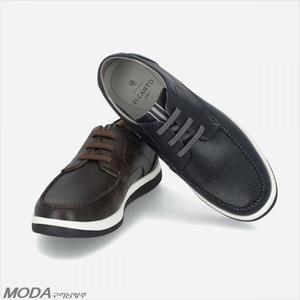 [엘칸토]경량 쿠션UP 천연 소가죽 남성 데크슈즈 1MC22XS