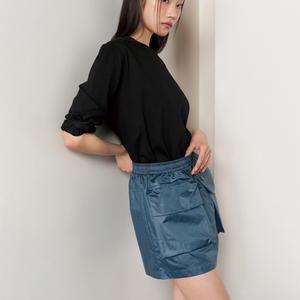 WOMAN 볼륨 카고 미니스커트 [DARK BLUE] / WBE1L13511
