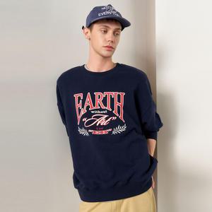 UNISEX 어스 루즈핏 맨투맨 [NAVY] / SBE1U02010-MAN