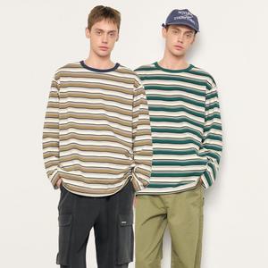 UNISEX 멀티 스트라이프 롱 슬리브 티 [3COL] / SBE1U01006-MAN
