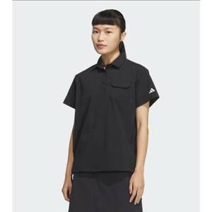 [아디다스골프](본점) 25SS 여성용  우븐 반팔 폴로 셔츠 IK3062