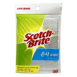 3M 은사수세미 스카치브라이트 주방 은색 수세미 NET-SV