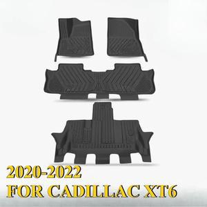 캐딜락 XT6 20 21 22 맞춤형 올웨더 TPE 바닥 매트 방수 자동차 인테리어 보호
