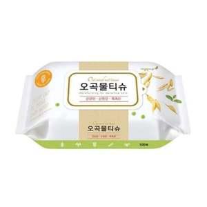 깨끗한나라)오곡물티슈(100매/캡형)