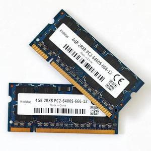 DDR2 램 RAM 4GB 800MHz 노트북 메모리 2RX8 PC2-6400s-666-12 SODIMM 1.8V