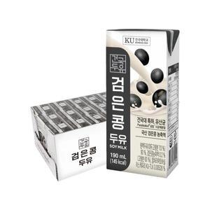 [건국두유]  검은콩 두유 190ml 24개입