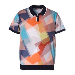 [롯데백화점]레드옥스 롯데광주 레드옥스 2025 S/S 여름 캐주얼 반팔 카라 니트 R252SW164OR