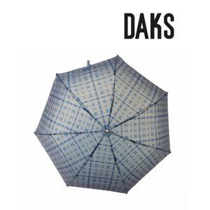 [롯데백화점]닥스 3단 슬림 반투명 비닐 우산 투명체크 UBI155I