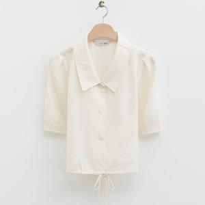 [롯데백화점]로엠 카라 스트링 블라우스(RMBLE25R18)