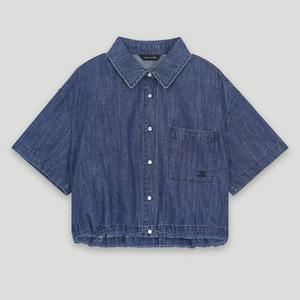 [코데즈컴바인](하남점) 헤지데님 포켓자수 반팔셔츠 (CKB-DH502W4)
