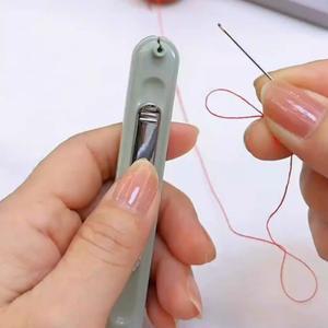 수선용 쪽가위 실끼우기 바느질 도구 가이드 미싱용품