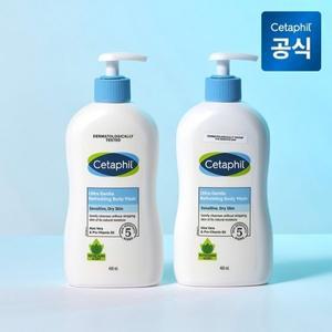 [세타필] 젠틀 바디워시 리프레싱 (산뜻한향) 400ml 2개