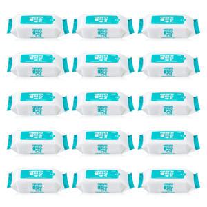 애터미 휴대용 물티슈 20매 15개 65평량 아기 도톰한