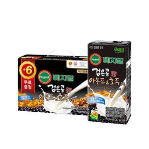 정식품 베지밀 검은콩 아몬드호두 두유190ml 24팩