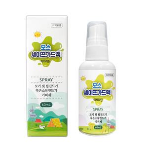 일명제약 모스세이프가드액 60ml 이카리딘 15% 모기스프레이 모기기피제