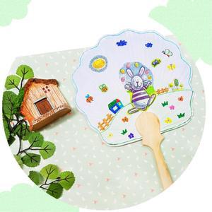 5인용 늘봄교실 여름활동 컬러냅킨 꽃 부채 만들기 세트 미술시간 초등학교 아동센터