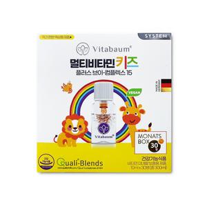 비타바움 멀티비타민 키즈 플러스 브이 컴플렉스 15 10ml x 30개입_kms