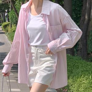 [코코블랑] 로벨 스트라이프 셔츠