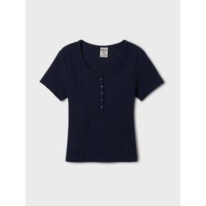갤러리아 골지 헨리넥 티셔츠(RAF2422F)
