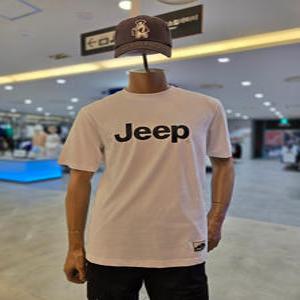 [지프] 빅 지프 직조 와펜 반팔 티셔츠 JP2TSU091