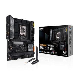 ASUS TUF 게이밍 Z790-Plus WiFi LGA 1700(인텔 14, 12, 13세대) ATX 마더보드(PCIe 5.0, DDR5, 4xM.2 슬롯, 16+1 DrMOS, 6, 2.5Gb LAN, 프론트 USB 3.2 Gen 2 Type-C, 썬더볼트 4(USB4), Aura RGB)