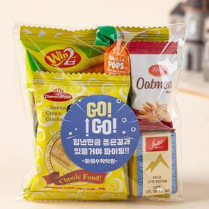 미니 간식꾸러미 수능 시험 응원 합격 기원 간식 과자 선물 세트 학교 교회 학원 회사 공공기관 지자체 소포장 단체 행사 어린이집 유치원 생일 답례품