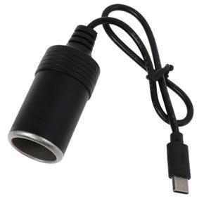 USB C-자동차 시가 라이터 케이블 변환기 최대 12V 3A 36W PD C 충전기
