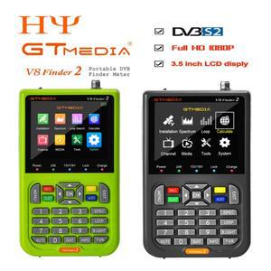 GTmedia V8 Finder2 위성 측정기 DVB S2/S2X H 264 신호 감지기 TV 수신기