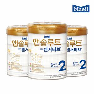 매일 앱솔루트 센서티브 2단계 (6개월∼12개월까지) 900g 3캔