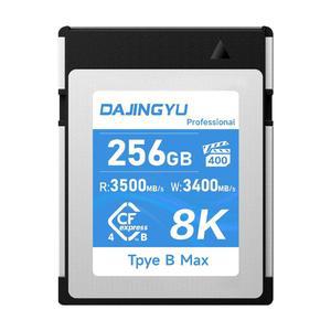 256GB CFExpress 4.0형 B 메모리 카드 8K RAW 사진 및 비디오 녹화용 Nikon R5/R5C/Z8/Z9 캐논 카메라와 호환 최대 3500MB/s 쓰기, 3400MB/s 읽기