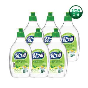 참그린 주방세제 기름기뽀드득 500g 용기x 6개