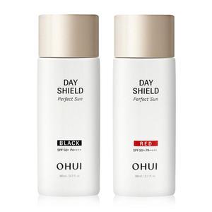 오휘 데이쉴드 퍼펙트 선 크림 80ml 대용량 블랙 레드