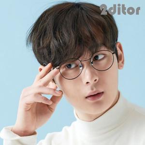 [투디터] 남 여 공용 패션 7g 가벼운 투아이 동글이 베타 티타늄 안경테