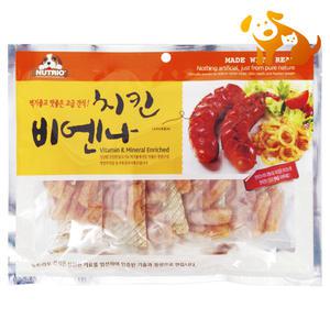 다푼다 뉴트리오 치킨 비엔나 400g/애완견/영양간식