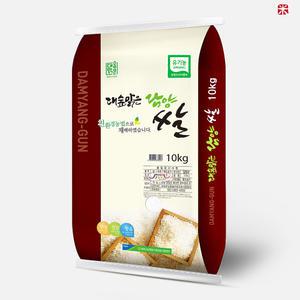 24년 햅쌀 담양군농협 유기농쌀 10kg / 당일도정(상등급) 단일품종 ㅣ 친환경 우렁이농법