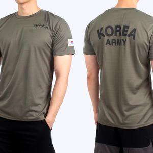 쿨링 ROKA 로카 반팔티 카키 - 군인반팔 로카티