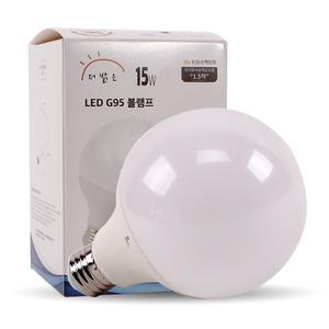 LED 더 밝은 볼전구 볼램프 15W G95 3colors